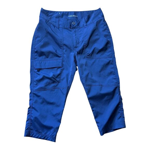 Columbia sportswear company Womens size 2 / 26”  Omni-Shield blue Capri Pants - Picture 3 of 10